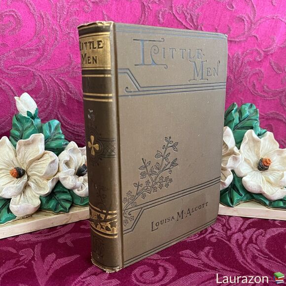 1904 Antique Book: Little Men (Illustrated) by Louisa M. Alcott. Lovely Book! - Picture 1 of 10